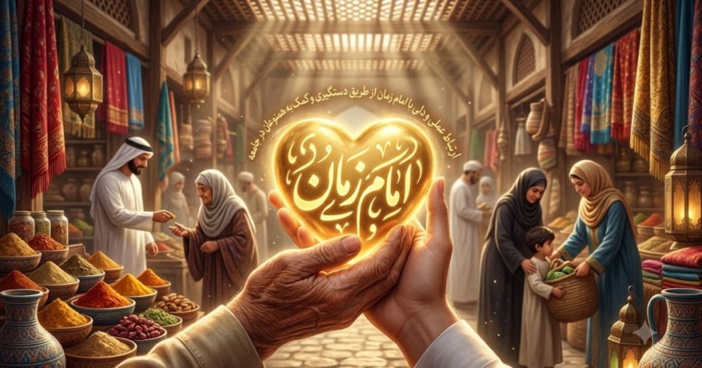 ارتباط عملی با امام زمان از طریق گره‌گشایی و خدمت به مردم جامعه