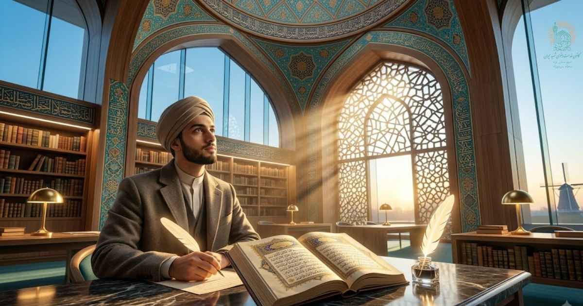 نسخه خطی کتاب عیون اخبار الرضا به همراه تذهیب اسلامی